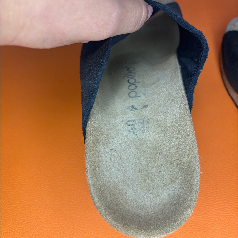 Birkenstock Women's Namica Papillio Suede Leather Sandals Size 40 - Picture 9 of 13